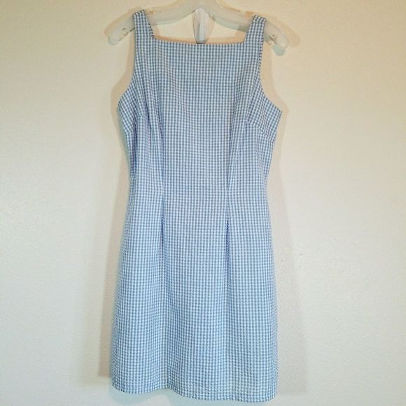 VINTAGE STYLE GINGHAM MINI DRESSS - Picture 1 of 6